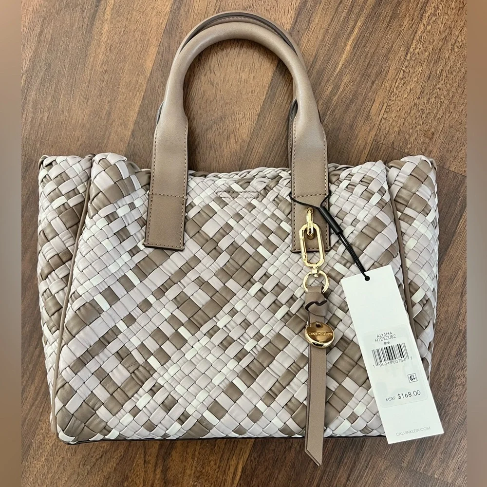 Calvin Klein Taupe Crossbody Bag - Picture 5 of 5